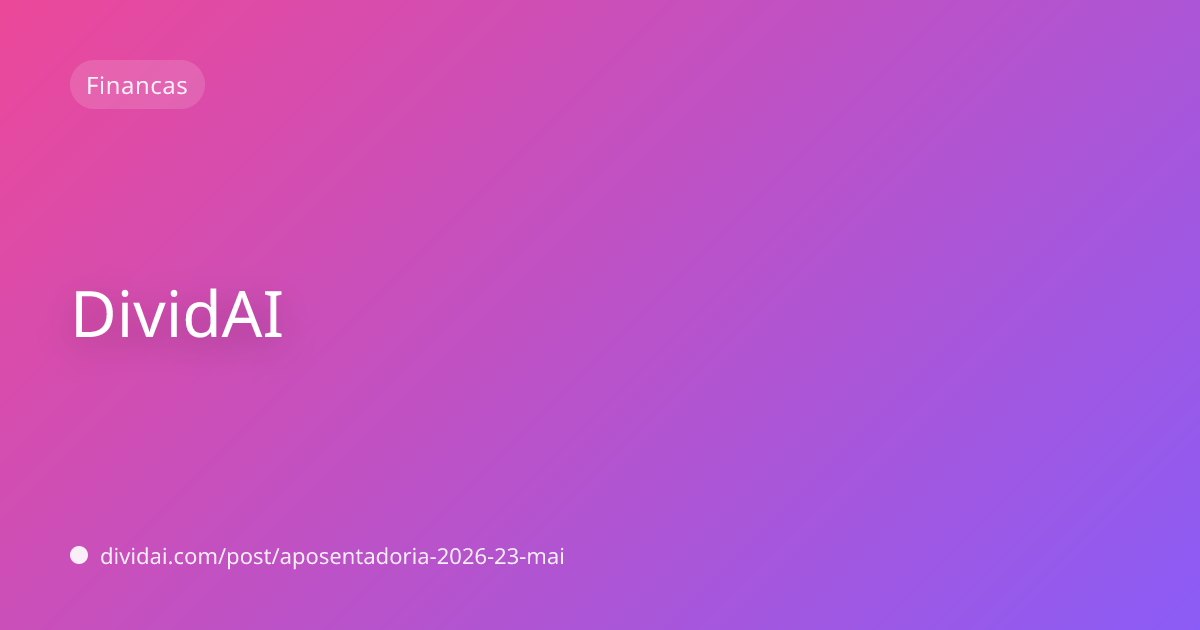 Capa do artigo Planejamento Avançado de Aposentadoria em 2026: Táticas para Acelerar a Independência