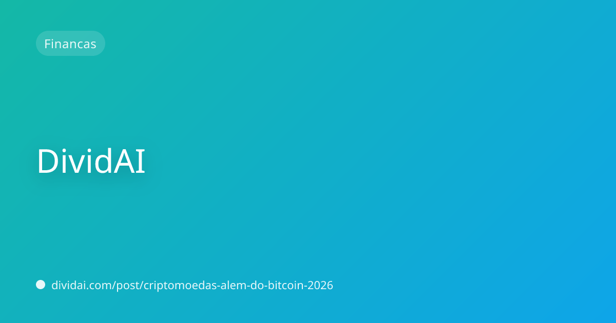 Capa do artigo Criptomoedas além do Bitcoin